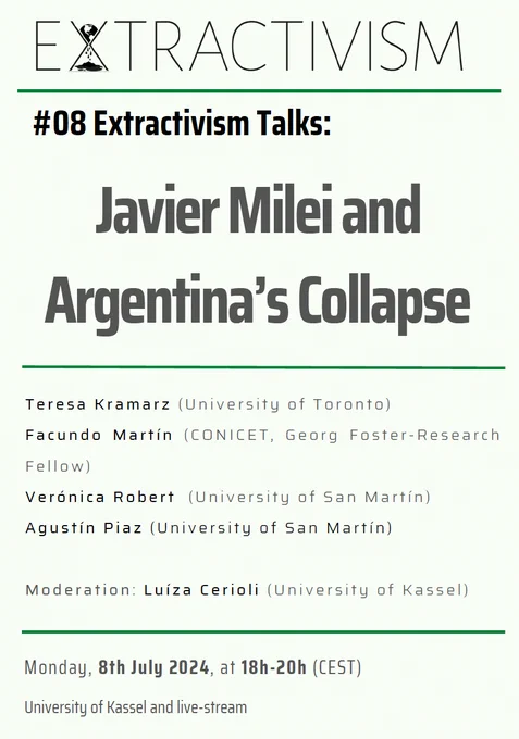 Milei and Extractivism: https://extractivism.de/talks08/