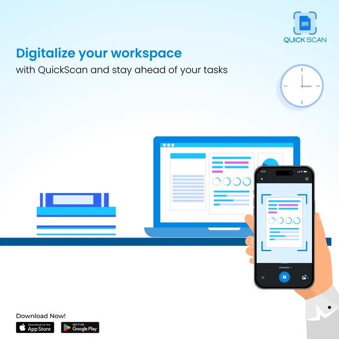 Digitalize your workspace using QuickScan App