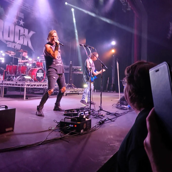 The UK Rock Show in full swing.