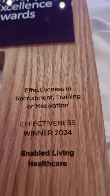 Effectiveness in Recruitment, Training or Motivation
Effectiveness winner 2024
Enable Living Healthcare