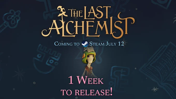 The Last Alchemist launching on Steam in 1 week, July 12th!