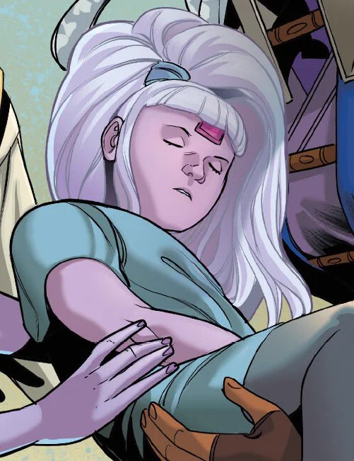 Picture of child Lene Kostana from the comic Saber for Hire