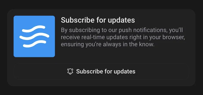 real-time push notifications