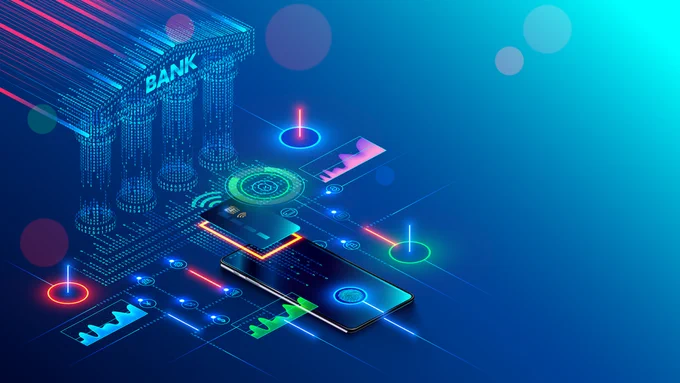 "Explore the future of banking! 🏦✨ Dive into our latest visualization of a digital bank built on #Blockchain technology. Discover how seamless transactions, real-time analytics, and cutting-edge security can transform your financial experience. #Fintech #Innovation"