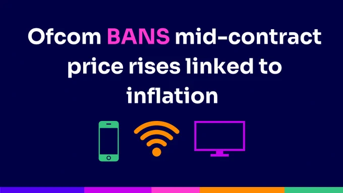 Ofcom BANS mid-contract price rises linked to inflation