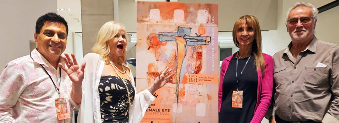 The 22nd Annual Female Eye Film Festival kicked off with a stellar opening night! Don't miss out—grab your tickets for the weekend and join the celebration! 

https://www.thefemaleeyefilmfestival.com/ 

Frankie Argento we missed you ❤️

#feff2024 #femaleeyefilmfestival #supportwomendirectors #WomenInFilm #tusharunadkat