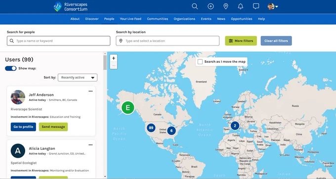 A small number of users have already found us! Put your marker on the map and light up how your represent your riverscapes in your part of the world!