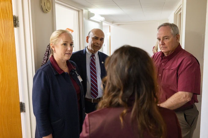 Dean Leann Horsely, Indra Reddy and Mark Welsh speak with Mikki Hand of the Frontera Healthcare Network