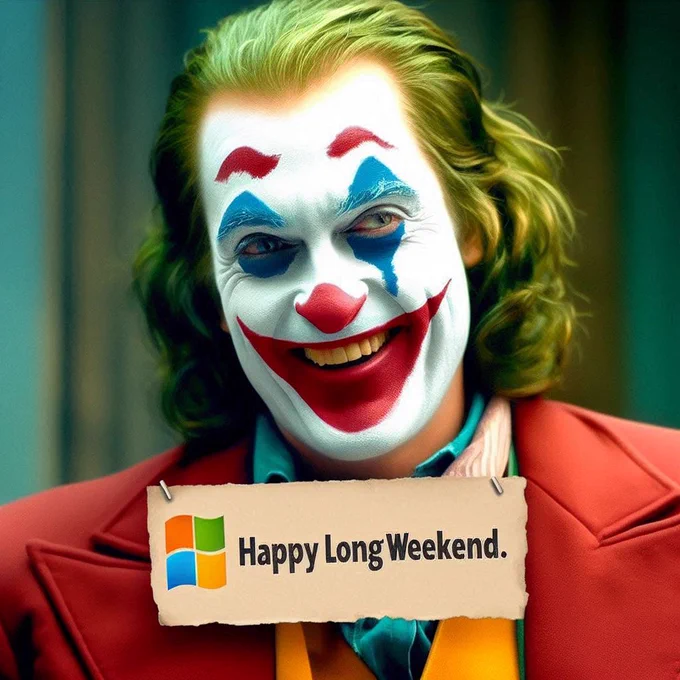 Happy long weekend 
