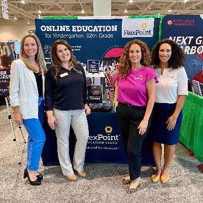 A group of FlexPoint team members at the Principals UNITED conference. 
