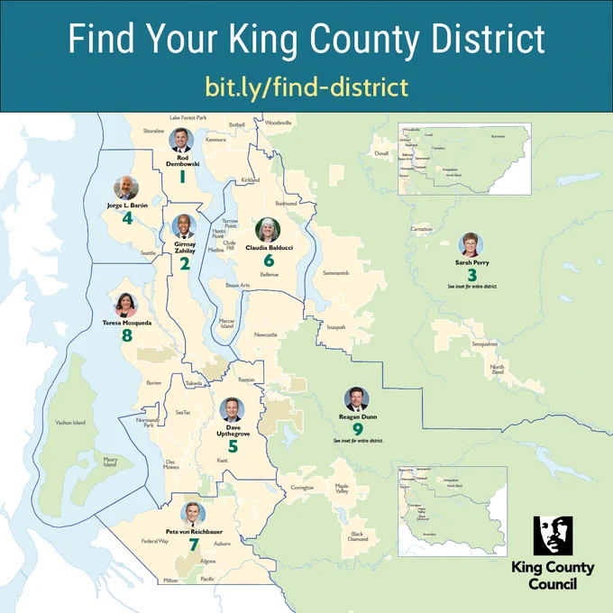 "Find Your King County District. bit.ly/find-district".