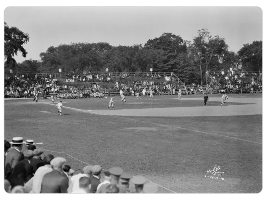 Photograph from 1925 of the Army-Navy baseball game
