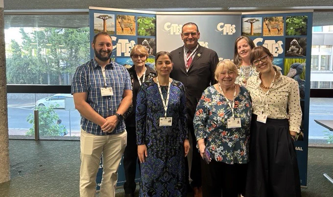 The United States delegation to the 27th meeting of the CITES Plants Committee, including representatives from the U.S. Fish and Wildlife Service International Affairs and Office of Law Enforcement, and U.S. Department of Agriculture.