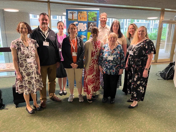 The United States delegation to the 33rd meeting of the CITES Animals Committee, including representatives from the U.S. Fish and Wildlife Service International Affairs and Office of Law Enforcement and NOAA Fisheries.