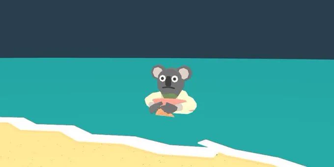 koala from frog detective in the ocean