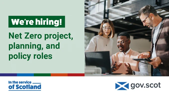 We're hiring! Net Zero project, planning, and policy roles