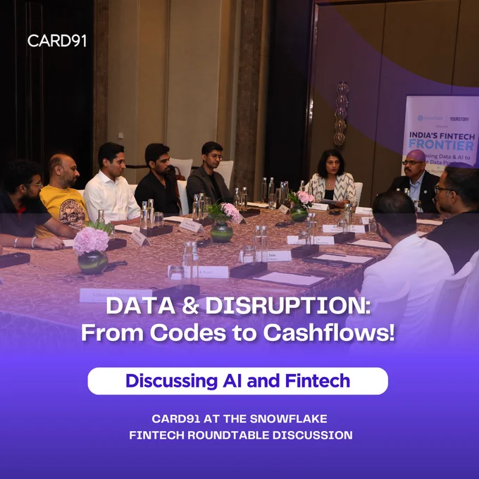 CARD91 at the Snowflake fintech roundtable discussion. 