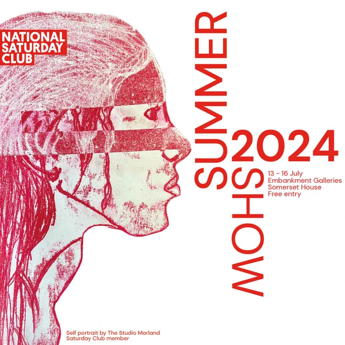National Saturday Club Summer Show 2024. 13-16 July, Embankment Galleries, Somerset House, Free Entry