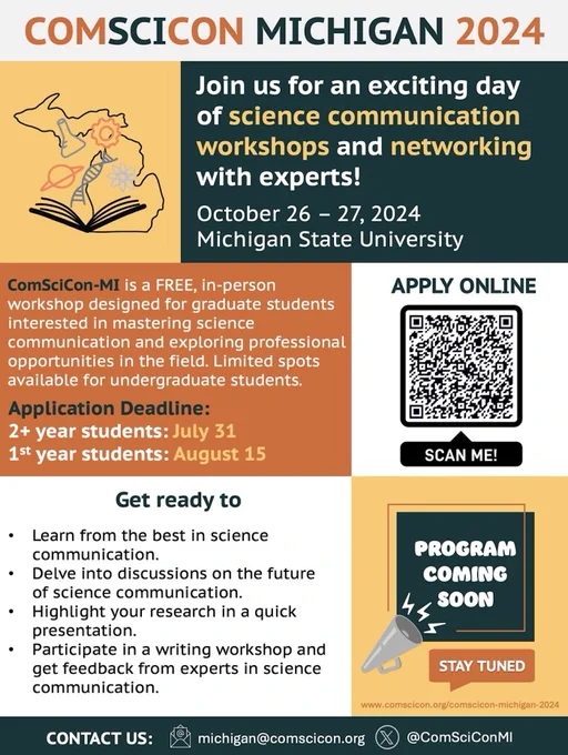 Visit comscicon.org/comscicon-michigan-2024 to learn more and register for the October event.