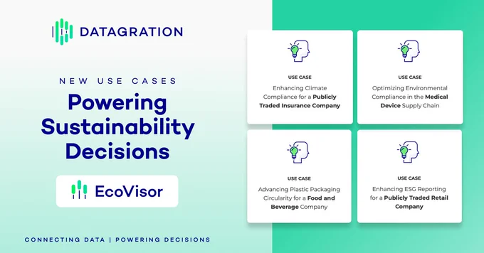 New Datagration Use Cases - EcoVisor Powering Sustainability Decisions