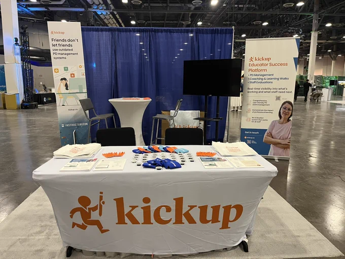 KickUp booth at Instructurecon