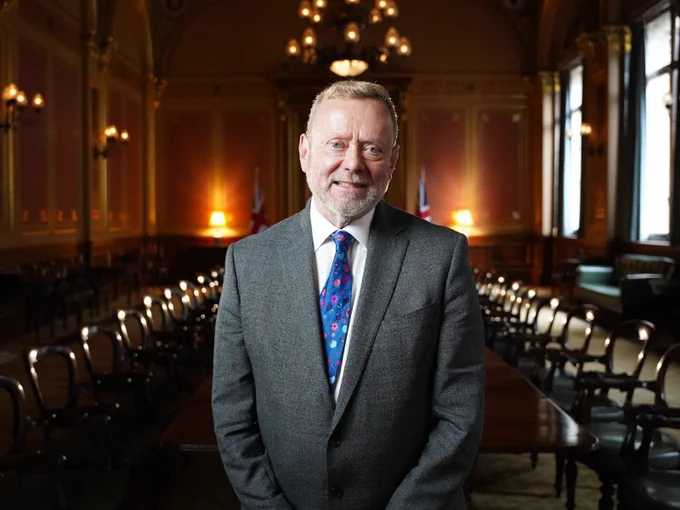 Official photograph of Lord Collins of Highbury as a new Minister in the Foreign, Commonwealth and Development Office.