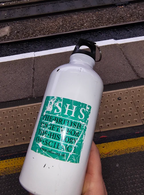 Worn branded BSHS water bottle (from a previous conference)
