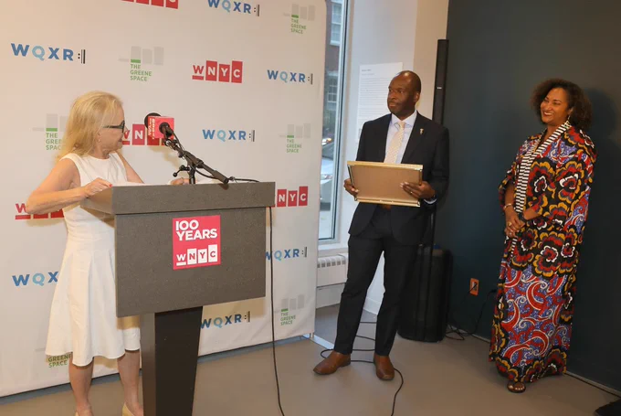 100th anniversary of WNYC radio event with MOME commissioner and guests
Credit Ellen wallop