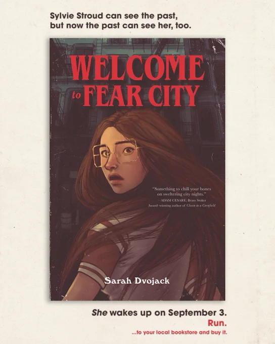 Please preorder my upcoming YA illustrated horror novel, WELCOME TO FEAR CITY.