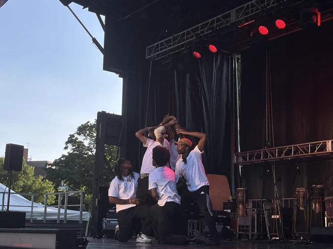 It’s Showtime NYC! performs a show at SummerStage in Herbert Von King Park