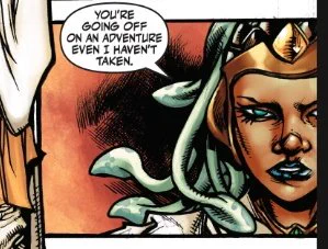 Shko Emouk, a Tholothian Jedi Master, telling Lula "You're going off on an adventure even [they] haven't taken"