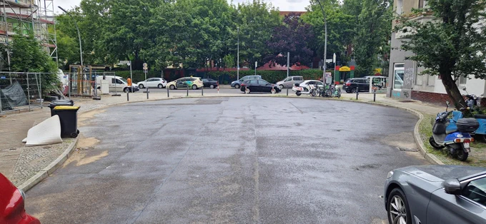Foto einer Sackgasse