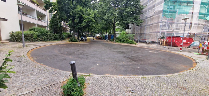 Foto einer Sackgasse