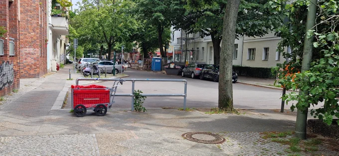 Foto einer Sackgasse