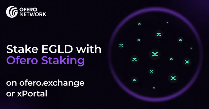 Stake EGLD with Ofero Staking on ofero.exchange or xPortal
