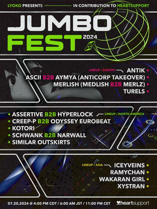 JUMBOFEST 2024. Poster: HYPERLOCK