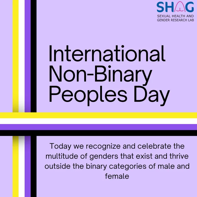 Today we recognize and celebrate the multitude of genders that exist and thrive outside the binary categories of male and female