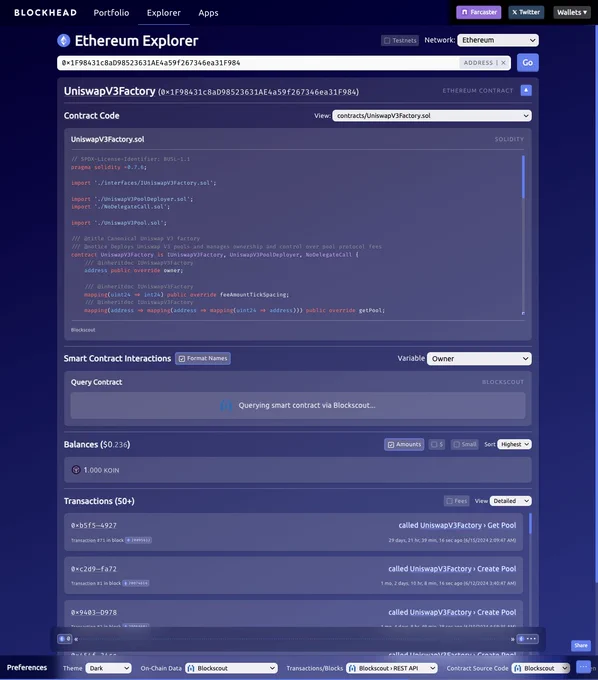 https://blockhead.info/explorer/ethereum/address/0x1F98431c8aD98523631AE4a59f267346ea31F984