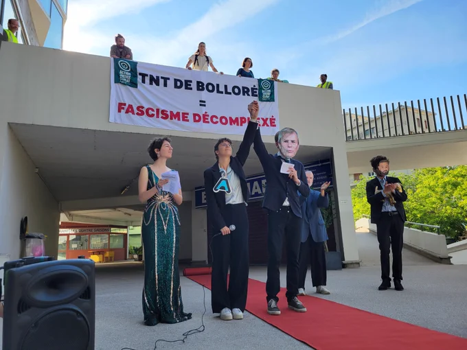 Cérémonie des Toutous d'or devant l'Arcom