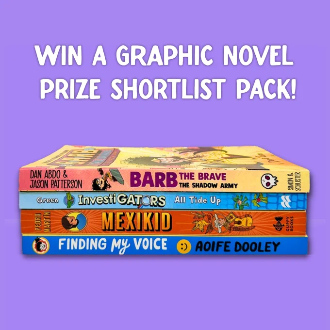 win a graphic novel prize shortlist pack