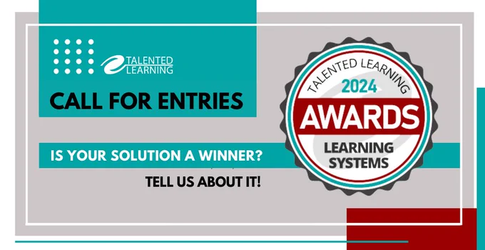 Calling all #LMS vendors: Enter 2024 Talented Learning #Awards for extended enterprise solutions!🏅🏅🏅

After reviewing each entry I'll announce winners Sep 12th. Participation is free   open to all, so get started now👉https://talentedlearning.com/lms-vendors-enter-the-talented-learning-awards-2024/

#elearning #onlinelearning #hrtech
