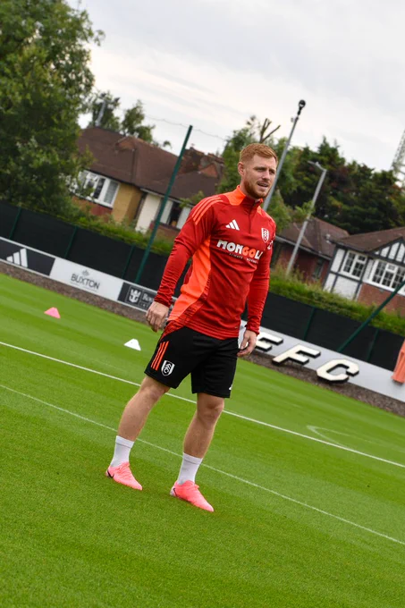 Harrison Reed in Fulham training.