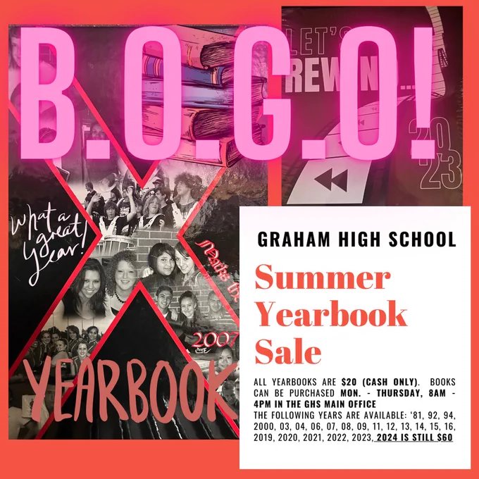 GHS Yearbook sale 