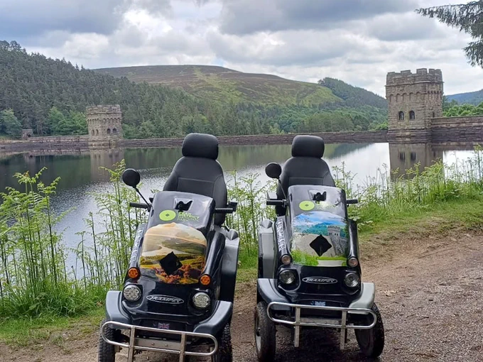 Tramper (all-terrain mobility vehicles) at Upper Derwent.
