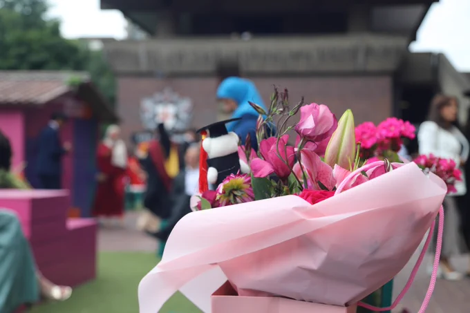 A bouquet of flowers