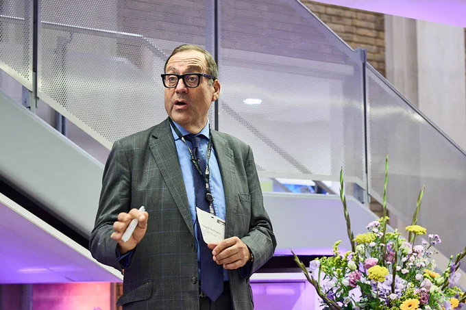 Lord Harrington giving a speech at the UCL Festival of Engineering launch