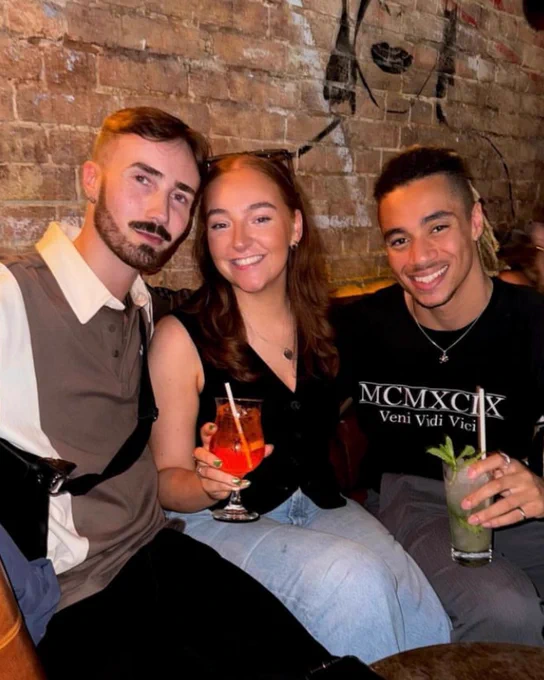 Group of guests drinking cocktails during happy hour at Old St. Records, Shoreditch