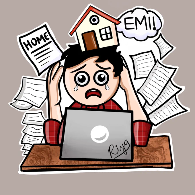 Home loan emi are a headache, a sticker on this!