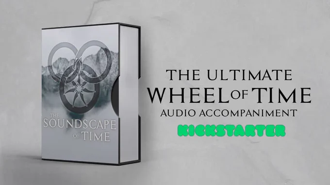 Image of book titles Soundscape of Time, audio accompaniment Kickstarter