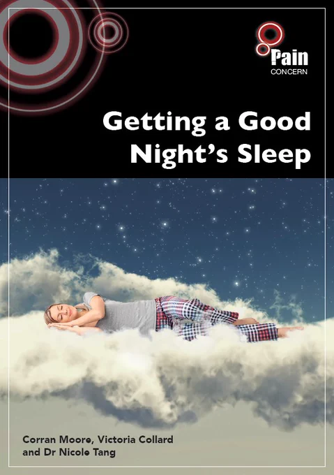 Image of the front cover of the online leaflet "Getting a Good Night's Sleep" .